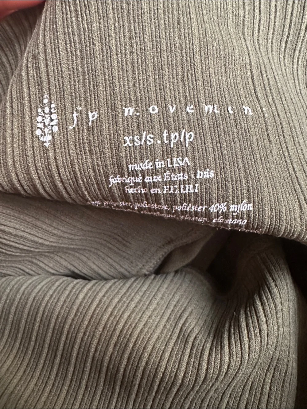 FP Movement Olive Green Good Karma Legging